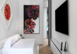 flower dreams  acrylic on canvas 50x100